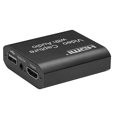 Imagem de Andoer Placa de captura de vídeo de interface de alta definição portátil com resolução máxima de saída de áudio 1080P de saída de loop