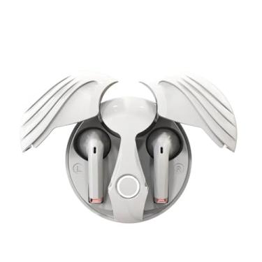 Imagem de Waillynice Angel Wings Fones de ouvido intra-auriculares esportivos intra-auriculares Bluetooth 5.3 com microfone, qualidade de som Hi-Fi, compactos e portáteis para TV, smartphone, laptop,