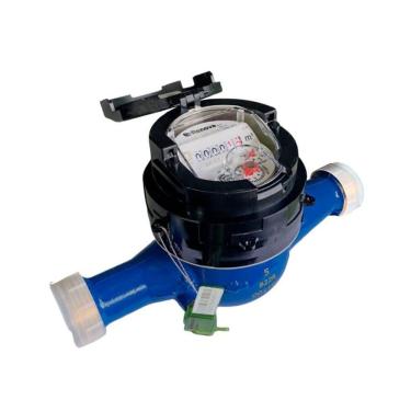 Imagem de Hidrômetro Multijato 3/4`` Qmáx 5m³/h 190mm Pré-Equipado com Saída Pulsada | Renova Medição