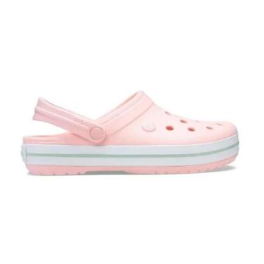 Imagem de Sandália Clog Crocs Crocband Rosa/Azul-Feminino