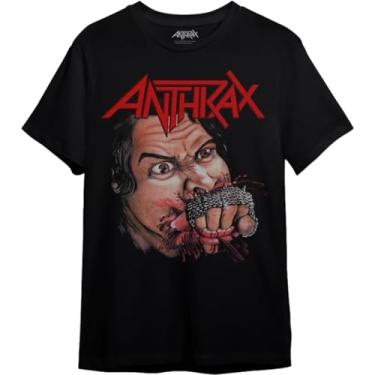 Imagem de Camiseta Anthrax Fistful of Metal (BR, Alfa, PP, Regular, Preto)