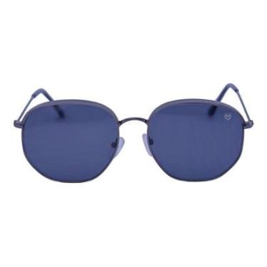 Imagem de Óculos De Sol Hexagonal Metal Mackage - Raven-Unissex