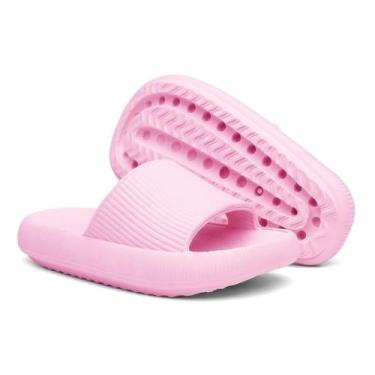 Imagem de Chinelo Nuvem Confortável Antiderrapante Ortopedica Mácia Super Leve Slide Unissex (Rosa Bêbe, BR, Adulto, Numérico, 38)