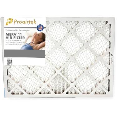 Imagem de Filtro de ar Proairtek AF18241M11SWH modelo 18x24x1, MERV 11; ideal para qualquer pessoa que queira ar limpo e fresco em sua casa
