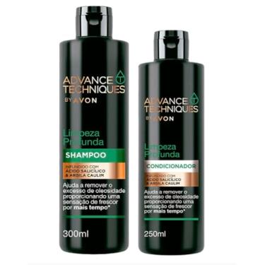 Imagem de Kit Shampoo e condicionador ADVANCE TECHIQUES LIMPEZA PROFUNDA Avon