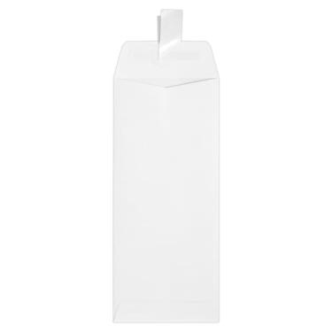 Imagem de Envelopes de extremidade aberta #10 (11,4 cm x 23 cm) – 20,3 kg. Branco brilhante (50 Qtd) | Perfeito para verificações, faturas, letras, letras, declarações | 7535-50
