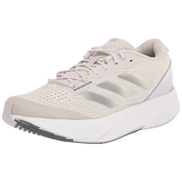 Imagem de adidas Tênis de corrida feminino Adizero Sl, Cinza/prata metálico/prata Dawn, 35