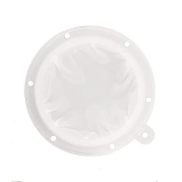 Imagem de Filtro de malha fina peneira de nylon para alimentos peneira para coar sedimentos de café, suco de frutas, leite, chá, compatível com funis de 12,7 cm (malha 300)
