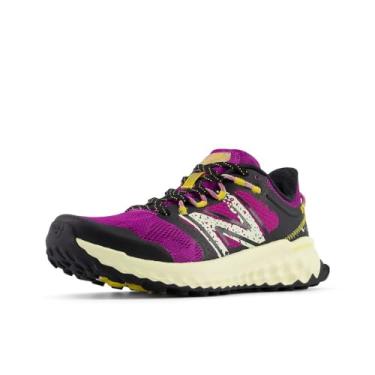Imagem de New Balance Tênis de corrida feminino Fresh Foam Garoe V1 Trail, Roxo fúcsia/preto/luz ambiente, 37
