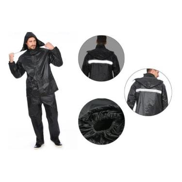 Imagem de Capa De Chuva Conjunto Com Capuz Para Motoqueiro Moto G - Western