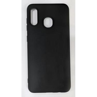 Imagem de Capa Capinha Silicone Aveludada Premium Galaxy a20 a30 - sem, preto