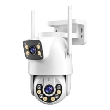 Imagem de Câmera de segurança IP WiFi Full HD YOOSEE 9697 – 2 lentes com visão noturna e microfone – Câmera de segurança Wi-Fi externa – Ideal para vigilância e segurança residencial