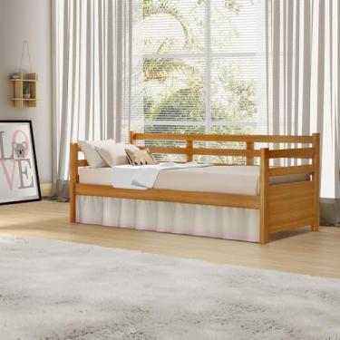 Imagem de Cama Solteiro com Colchão Babá Madeira Maciça Enjoy Mona Mais Nicho - Imbuia
