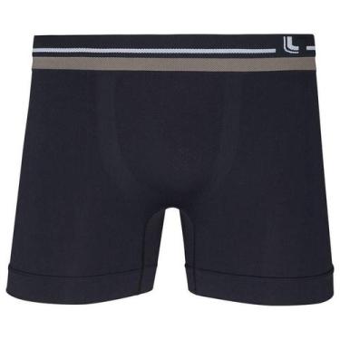 Imagem de Cueca Boxer Sem Costura Lupo 00731-002 Algodão, P, Preto