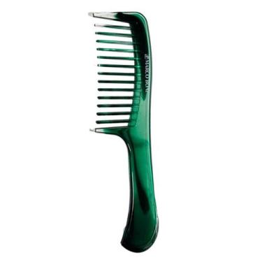 Imagem de Pente De Plástico Colors Com Dentes Largos Marco Boni, Verde