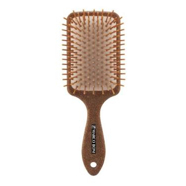 Imagem de Escova De Cabelo Raquete Feita Em Fibra De Coco Marco Boni, Marrom