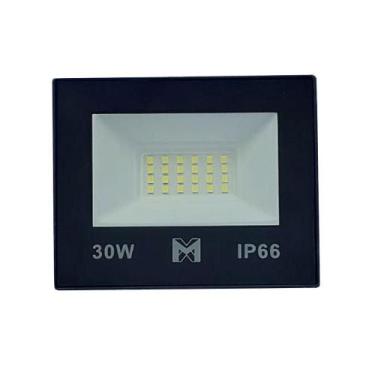 Imagem de Refletor Led Holofote Superled 30W Luz Branca 6500K Mx Led