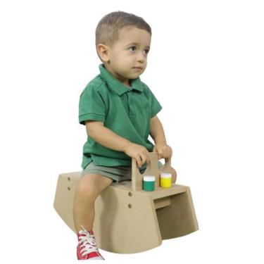 Imagem de Gangorra Balanço Infantil Criança Bebê Cavalinho 1º Infancia - Laf Kid