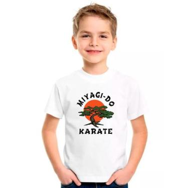 Imagem de Camiseta Infantil Cobra Kai 03 - DESIGN CAMISETAS, Branco, 12