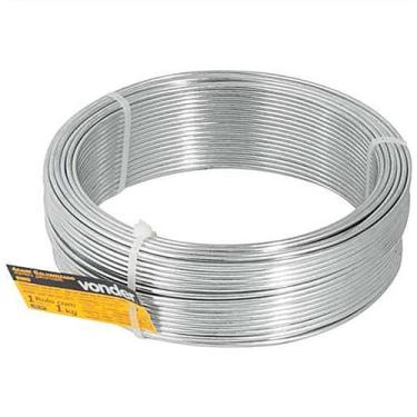 Imagem de 1 Quilo Arame Liso Galvanizado Bwg 22 (0,71mm) 325 Metros Cerca Rural 