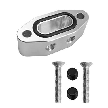 Imagem de Adaptador de porta de óleo LS 90 graus 1/8" NPT LS Twin Turbo Oil adaptador de alimentação de óleo adaptador de porta de óleo serve para motores GM LS Series LS1 LS6 LS2 L76 L9 LS3 LS9 LSA LSX 6.0L 6.2L
