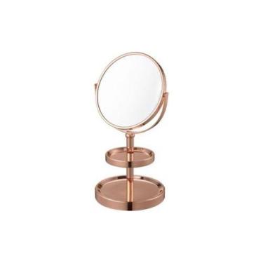 Imagem de Espelho De Bancada Rosegold Portátil Importado - Jhc Premier - Gardie