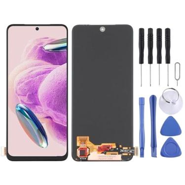 Imagem de Substituição da tela móvel Para Xiaomi Redmi Note 12s Material AMOLED Tela LCD original e montagem completa do digitalizador Ecrã LCD