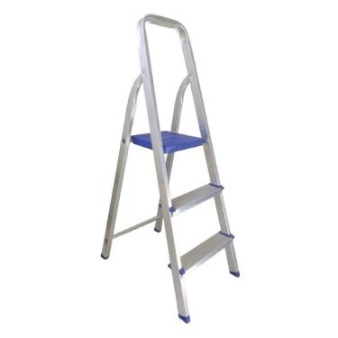 Imagem de Escada Alumínio Pratik 3 Degraus Uso Doméstico