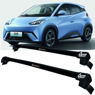 Imagem de Rack Teto Aluminio Prime BYD Dolphin Mini PRETO PR228
