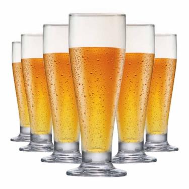 Imagem de Taça de Cerveja Tulipa Vidro 320ml 6 Peças Ruvolo