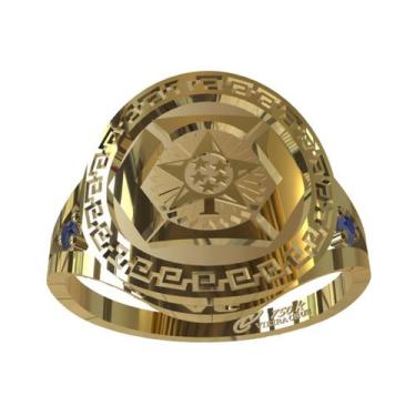 Imagem de Anel de Formatura Gestão Pública em Ouro 18K - Vieira  Cruz Joias, 19,