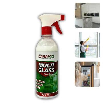 Imagem de Spray Líquido Limpa Janelas Vidros Granito Inox Desengordurante P/ Cas