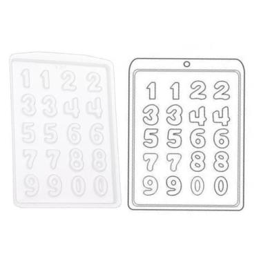 Imagem de Forma de Acetato Números Mod.130  Crystal Rizzo Confeitaria
