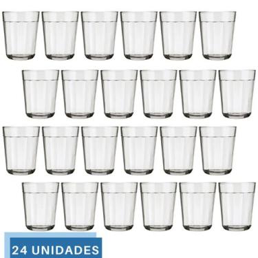 Imagem de 24 Mini Copos Americano Shot Cachaça 45ml Vidro Dose Nadir - NADIR FIG