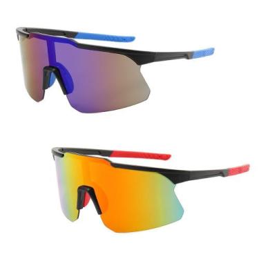 Imagem de Óculos De Sol Esportivo Feminino Masculino Ciclismo Mtb Uv - PENDULARI