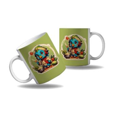 Imagem de Caneca Presente Pássaro Cozinheiro Chefes Cozinha Profissão - Enjoy Sh