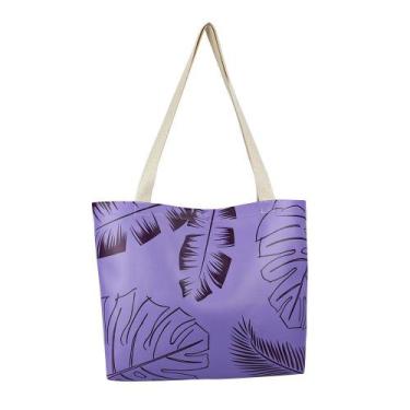 Imagem de Bolsa de Praia Palmeira ITZY Roxo