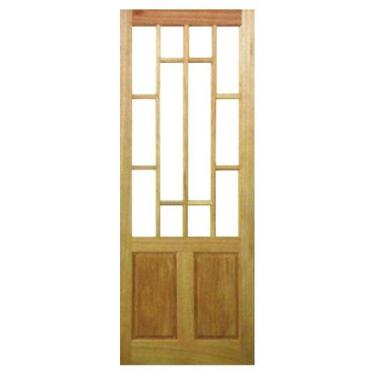 Imagem de Porta de Madeira Maciça Vidro Casmavi de Cedro Arana - 2.10 (A) X 0.72
