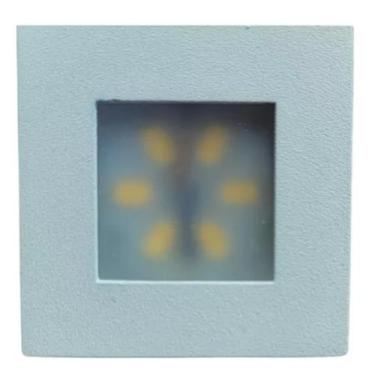 Imagem de Kit 3 Mini Spot Quadrado Embutir Led 3w 4000k Bivolt - Sends