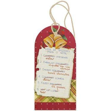 Imagem de Decor Home Tag Natal - Lista de afazeres - DHTN-005 - LitoArte Rizzo C