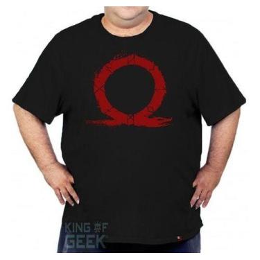 Imagem de Camiseta Plus Size God Of War Kratos Gaia Artemis Gamer Geek - KING OF