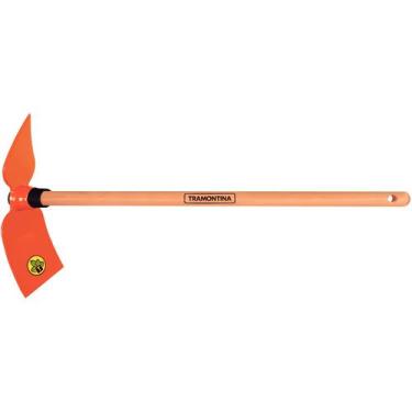 Imagem de Sacho Coração Tramontina Aço Carbono Cabo de Madeira 60cm