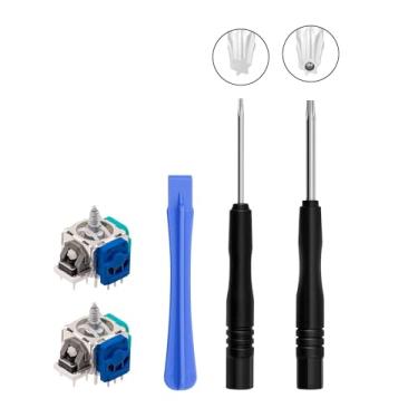 Imagem de Mcbazel 5 in 1 Hall Effect Analog Joystick Repair Kit for Xbox Elite 2, 2PCS Hall Effect 3D Analog Joystick Thumb Sticks Replacement Parts with Opening Tool Compatible with Xbox Elite 2 Controller
