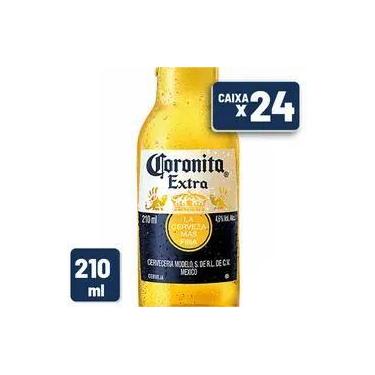 Imagem de Cerveja Coronita Long Neck 210ml Caixa c/ 24 un 1x24 Unidades  210ml L