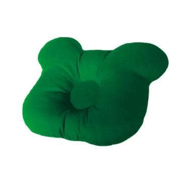 Imagem de Travesseiro Para Bebê Com Cabeça Amassada - HAPPY LINE, Verde