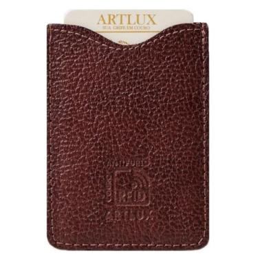Imagem de Porta Cartão Anti Furto em Couro Artlux 5003, Pinhao