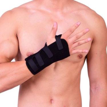 Imagem de Munhequeira C/ Tala Órtese Punho Mão Esquerda Ou Direita 1und - Sou Ma