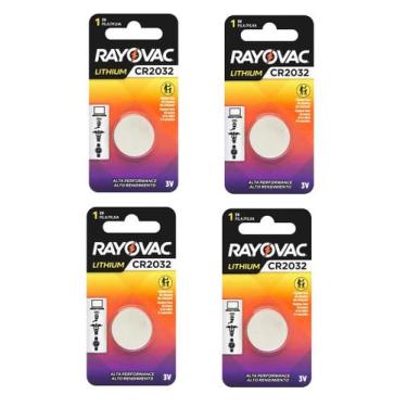 Imagem de Pilha eletronica cr2032 3v lithium rayovac - kit c/4