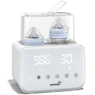 Imagem de Aquecedor de mamadeiras GROWNSY 10 em 1 com controle de temperatura rápido e preciso