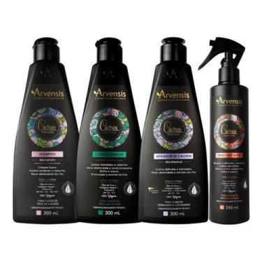 Imagem de Kit Cachos Arvensis Shampoo Condicionador Ativador Day After
